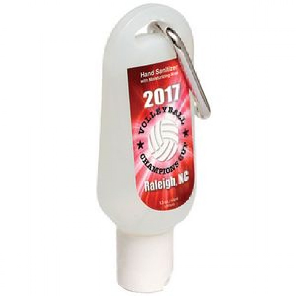 Hand Sanitizer in a Tottle w/ Carabiner (1.5 Oz.) Hand Sanitizer in a Tottle w/ Carabiner (1.5 Oz.)