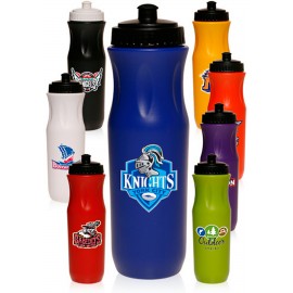  26 Oz. Plastic Sports Bottles with Push Top