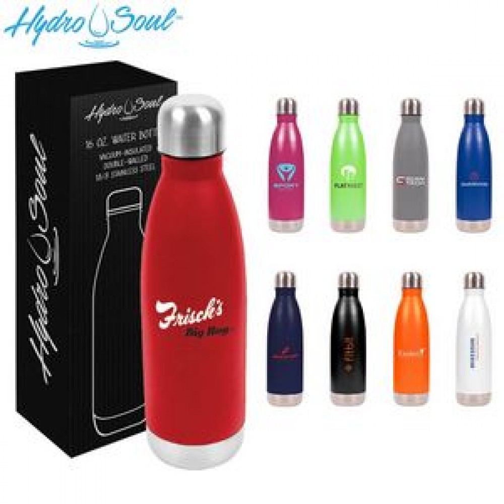 16 Oz. Hydro-Soul Insulated Stainless Steel Water Bottle 16 Oz. Hydro-Soul Insulated Stainless Steel Water Bottle
