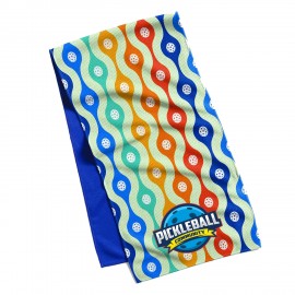 Custom Logo Pickleball Cooling Towel   Custom Logo Pickleball Cooling Towel