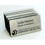 Engraved Plastic Name Badge with Personalization 1.5" x 3"