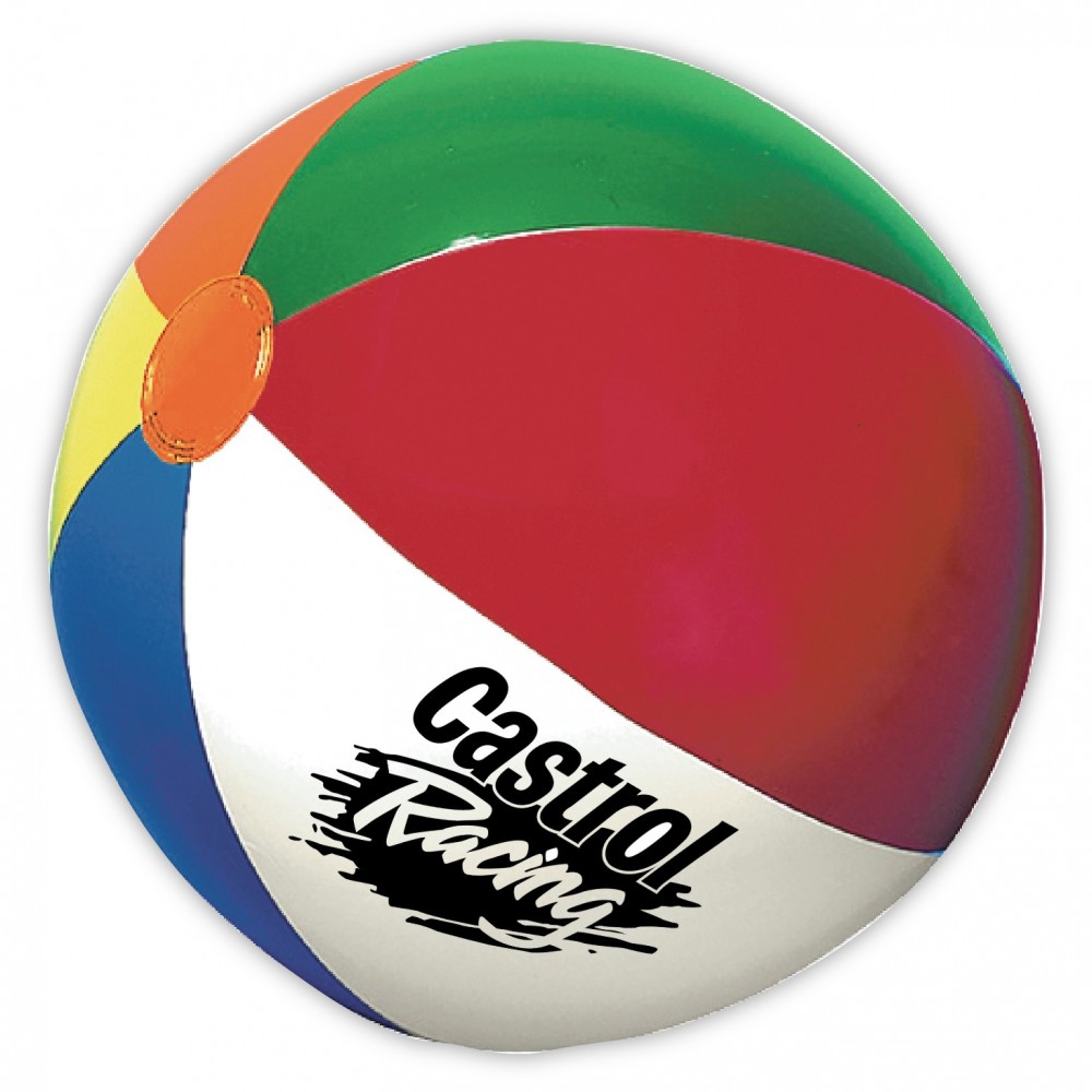  Full size 9" Diameter Beachballs with multi-color panels