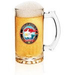 16 Oz. Sports Glass Beer Steins Mug