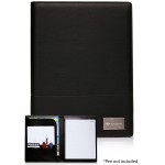 Plaque Stitched Leather Portfolios (12.75"x9.5")