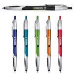 Kelby Metallic Stylus Pen w/ Silver Accents