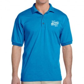 Gildan Dryblend 5.6 oz 50/50 Cotton/ Polyester Polo T-Shirt   Gildan Dryblend 5.6 oz 50/50 Cotton/ Polyester Polo T-Shirt