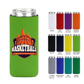 Slim Collapsible Neoprene Can Cooler (3 Sided Imprint)   Slim Collapsible Neoprene Can Cooler (3 Sided Imprint)