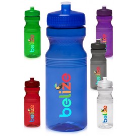  24 Oz. Poly-Clear Bike Water Bottles