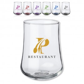  15.5 oz Rose Bud Stemless Glasses