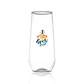  10 Oz. Stemless Plastic Champagne Flutes