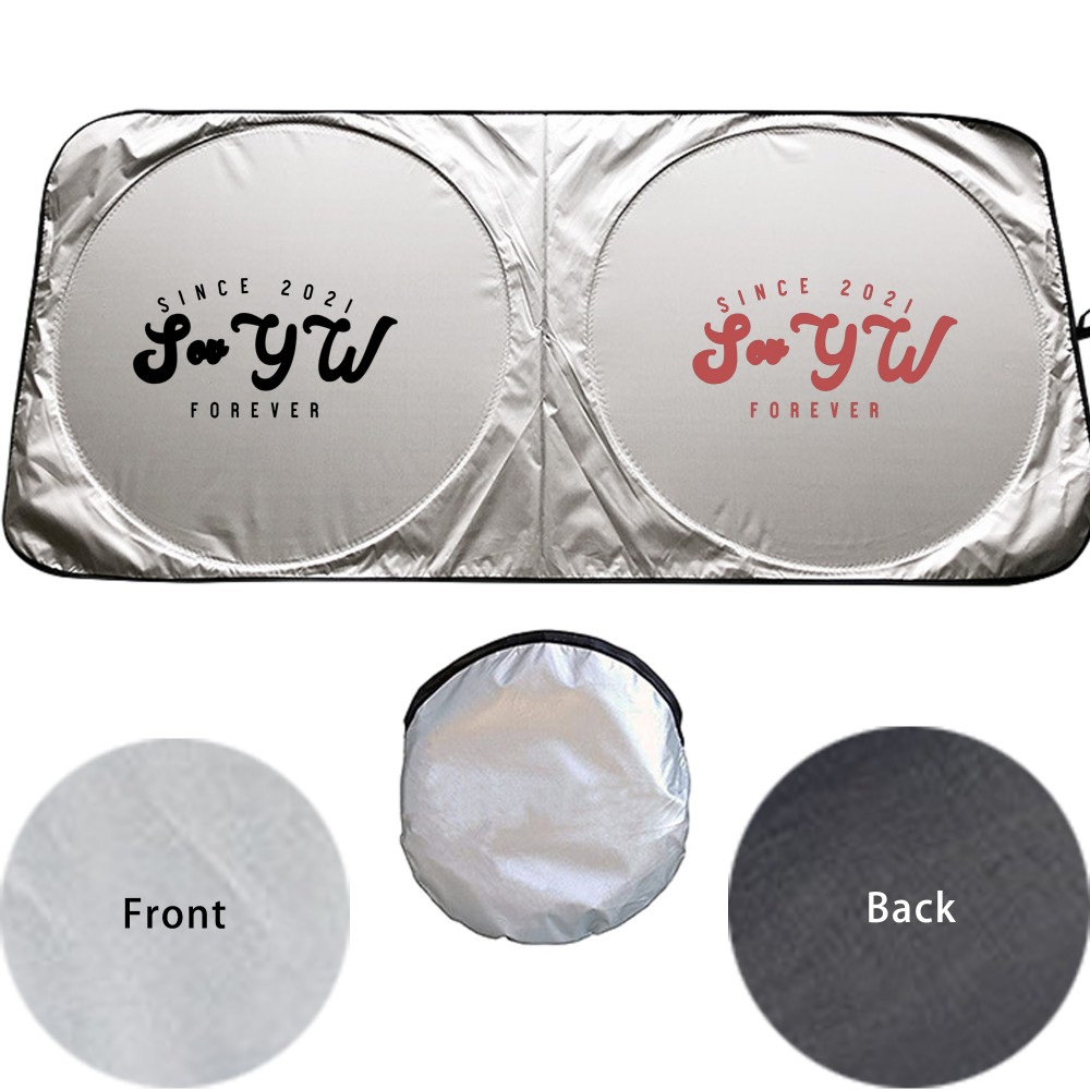 Foldable Car Windshield Sunshade With Storage Pocket Foldable Car Windshield Sunshade With Storage Pocket