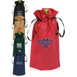 Non-Woven Vineyard Ribbon Drawstring Bags   Non-Woven Vineyard Ribbon Drawstring Bags
