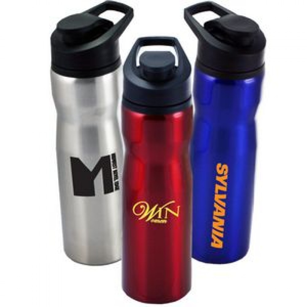 28 Oz. Tomcat Stainless Steel Bottle with Flip top Lid and Handle 28 Oz. Tomcat Stainless Steel Bottle with Flip top Lid and Handle
