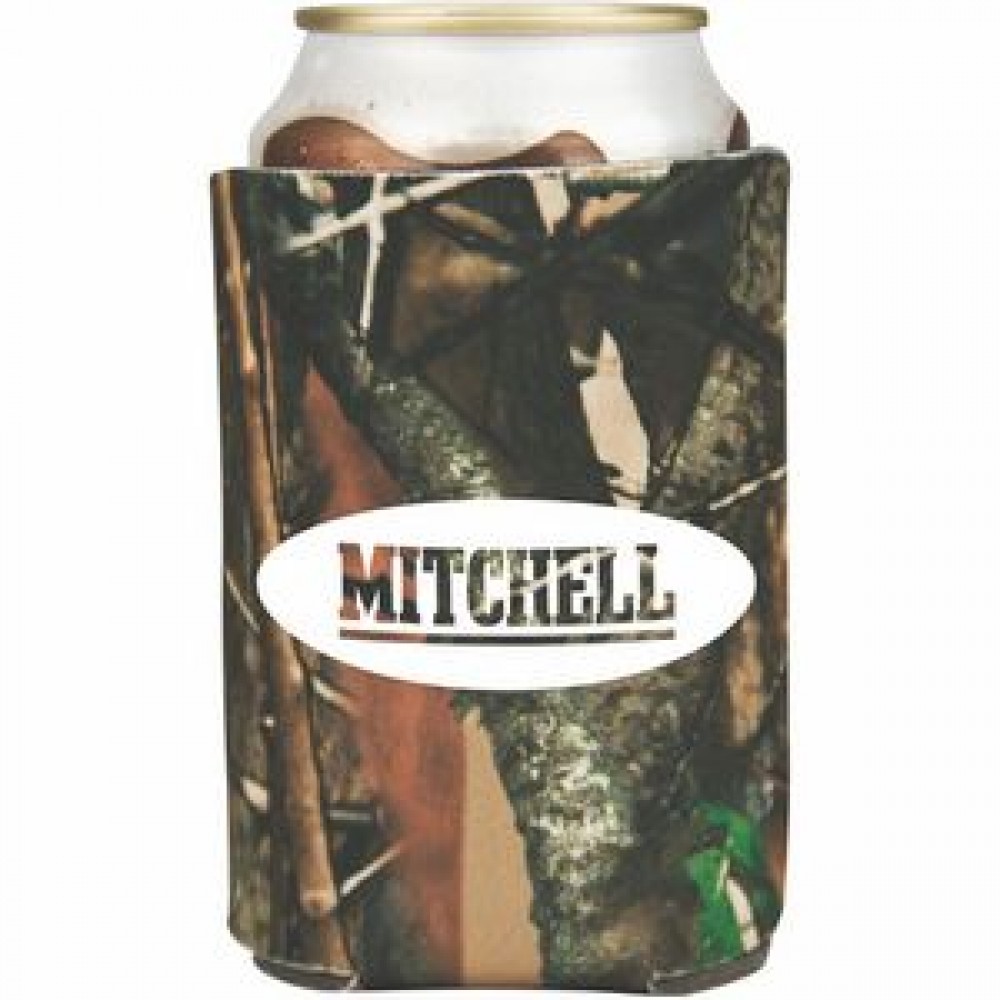 Camouflage Collapsible Foam Can Holder - 2 Sided Camouflage Collapsible Foam Can Holder - 2 Sided