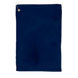  Microfiber Scrubber Golf Towel - Upper Left Hook & Grommet (Embroidered)