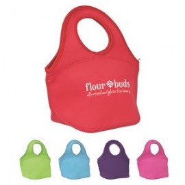 Easy Carry Zippered Neoprene Lunch Bag  Easy Carry Zippered Neoprene Lunch Bag