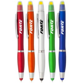 Bible Highlighter with Pen and Stylus for Touchscreens, 3 in 1  Combo, Multi-Color Highlighters, No Bleed, All Black Ballpoint Ink, Wax Gel  Highlighters, Pack of 6 : Office Products