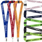 1" Silkscreen Lanyard w/ Free Breakaway Safety Release