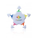  Star Shaped 5 Color Highlighters