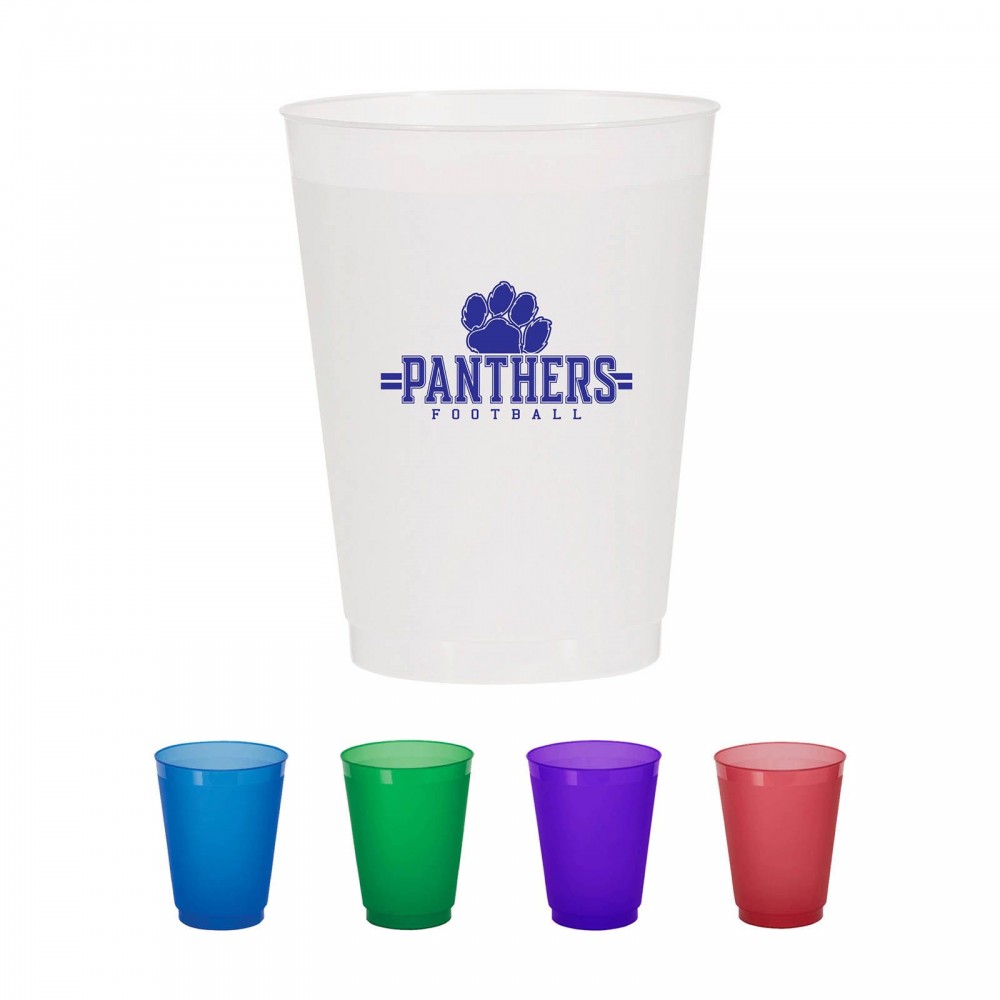  16 Oz. Frosted Reusable Flex Stadium Cup