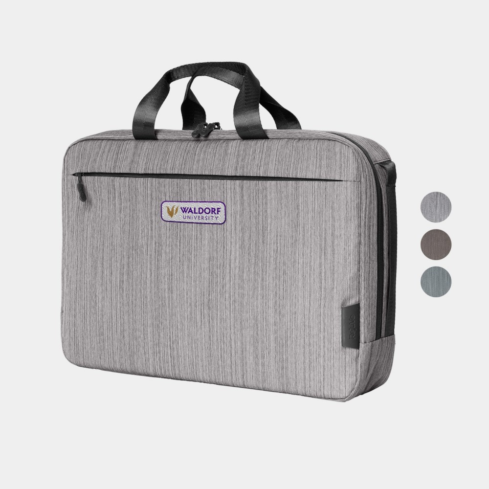  RejuVe MOTO Recycled Heather Modern Business 16" Laptop Brief Bag
