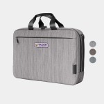  RejuVe MOTO Recycled Heather Modern Business 16" Laptop Brief Bag
