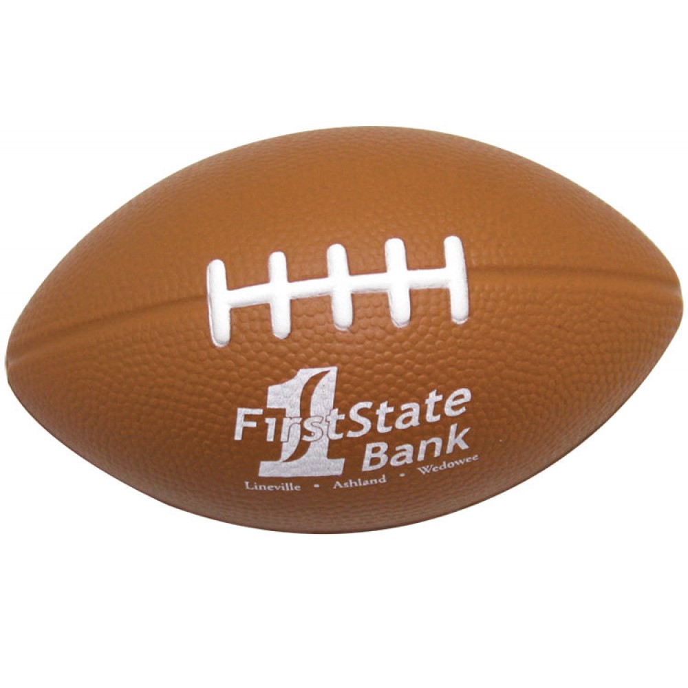  Football Squeezies Stress Reliever (5"x3")