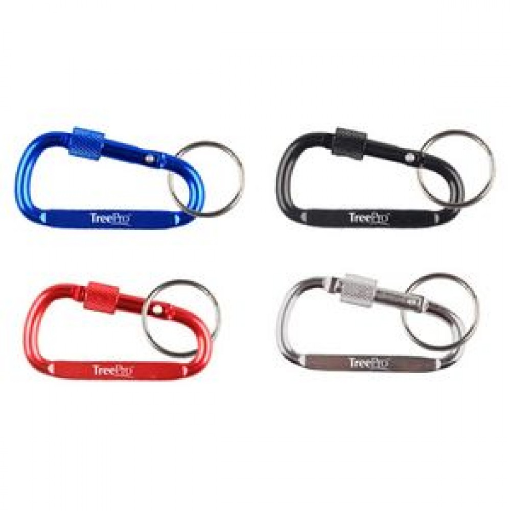 Carabiner with Secured Screw Carabiner with Secured Screw