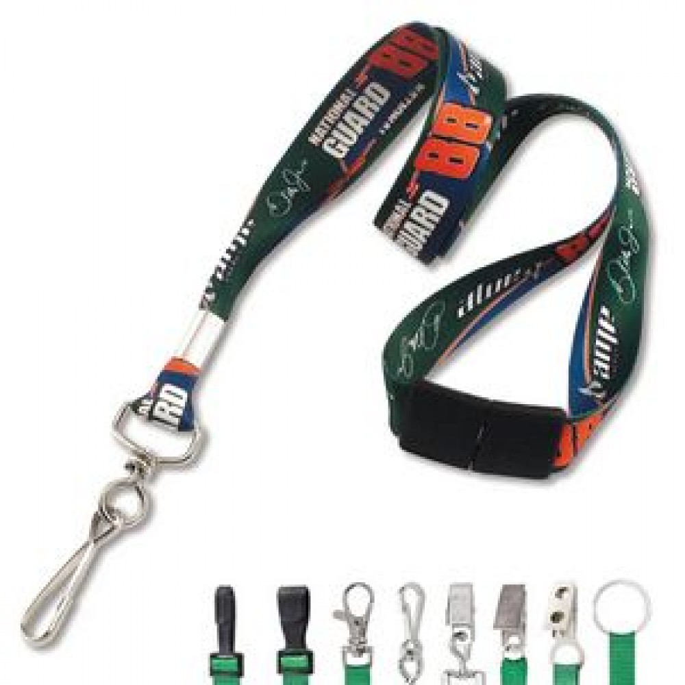 RUSH 3/8" Custom Dye Sublimated Lanyards RUSH 3/8" Custom Dye Sublimated Lanyards