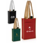  Two Bottle Non-Woven Wine Bags (7"x11")