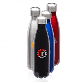  17 Oz. Stainless Steel Levian Cola Shaped Bottles