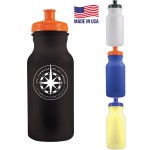  Colored Bike Bottle USA made 20 oz with push spout
