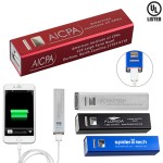 "In Charge Alloy" UL Aluminum 2200 mAh Portable Bank Charger