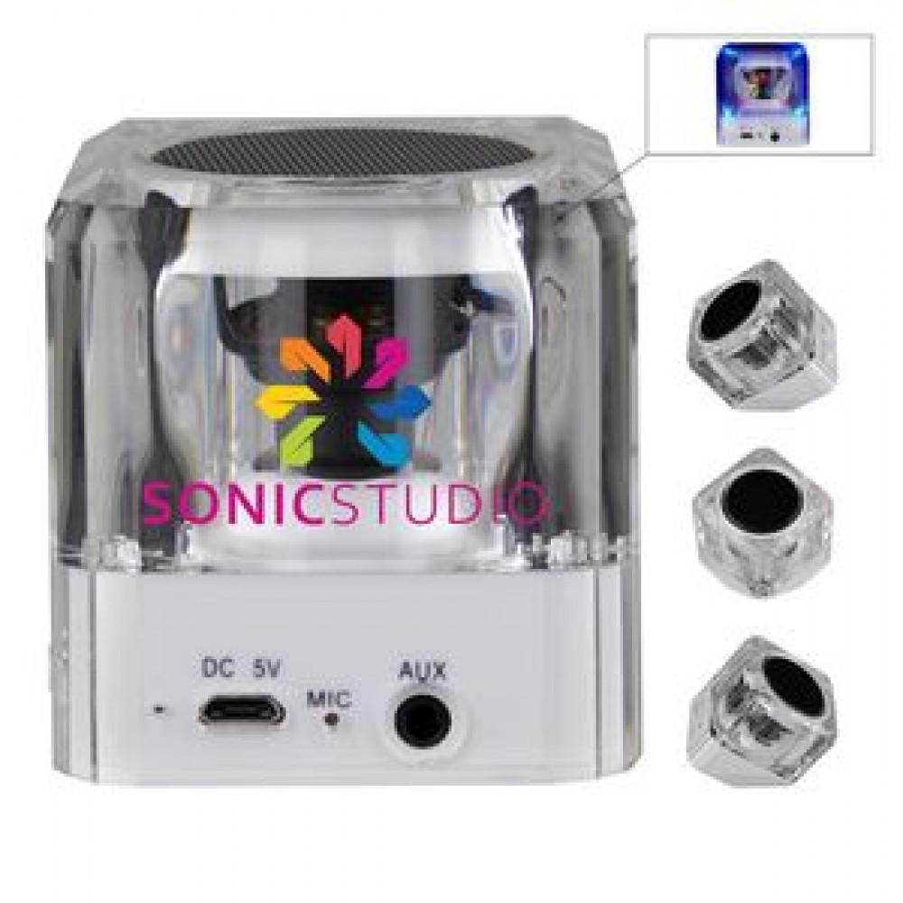 Sonic Boom Bluetooth Speaker w/Flashing LED Lights Sonic Boom Bluetooth Speaker w/Flashing LED Lights