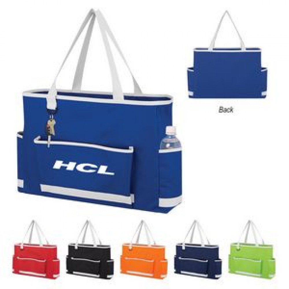 Tri-Pocket Tote Bag Tri-Pocket Tote Bag