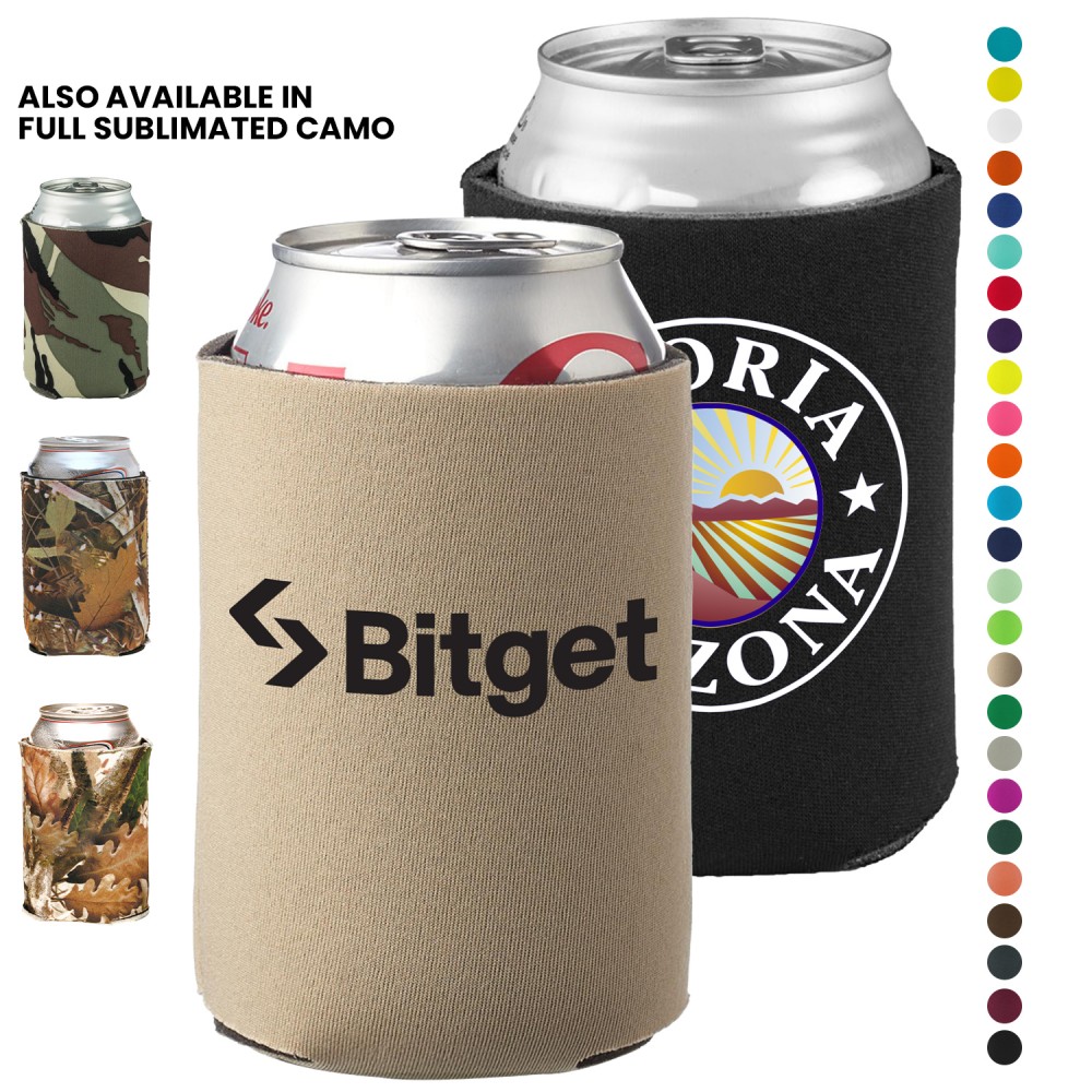 Custom 4mm Collapsible Can Coolers Personalized Drink Sleeves Custom 4mm Collapsible Can Coolers Personalized Drink Sleeves