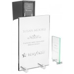  Mid Size Chroma Glass Awards with Double Stand