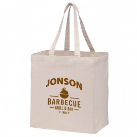 Recycled Cotton Canvas Grocery Bag (12 x 8 x 13)   Recycled Cotton Canvas Grocery Bag (12 x 8 x 13)