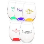  15 oz ARC Perfection Stemless Etched Wine Glasses