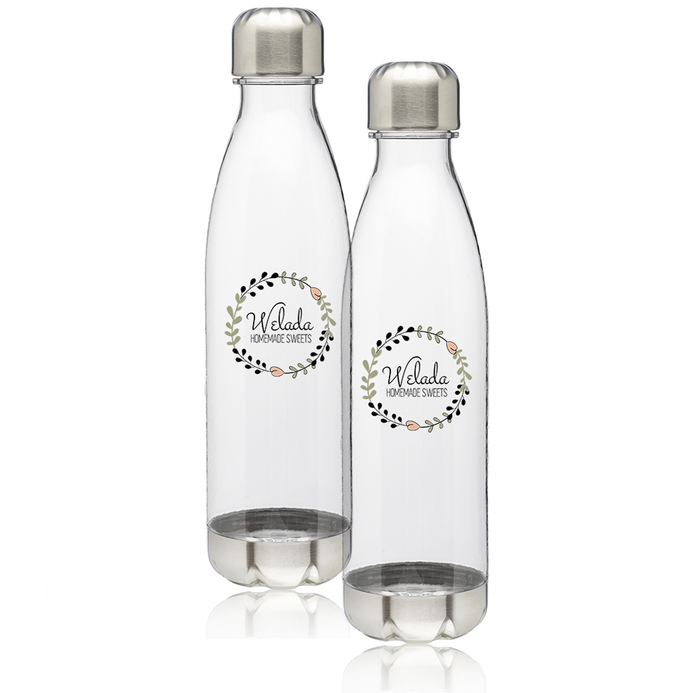  25 Oz. Levian Plastic Cola Shaped Water Bottles