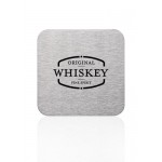  Aspen Stainless Steel Square Coasters