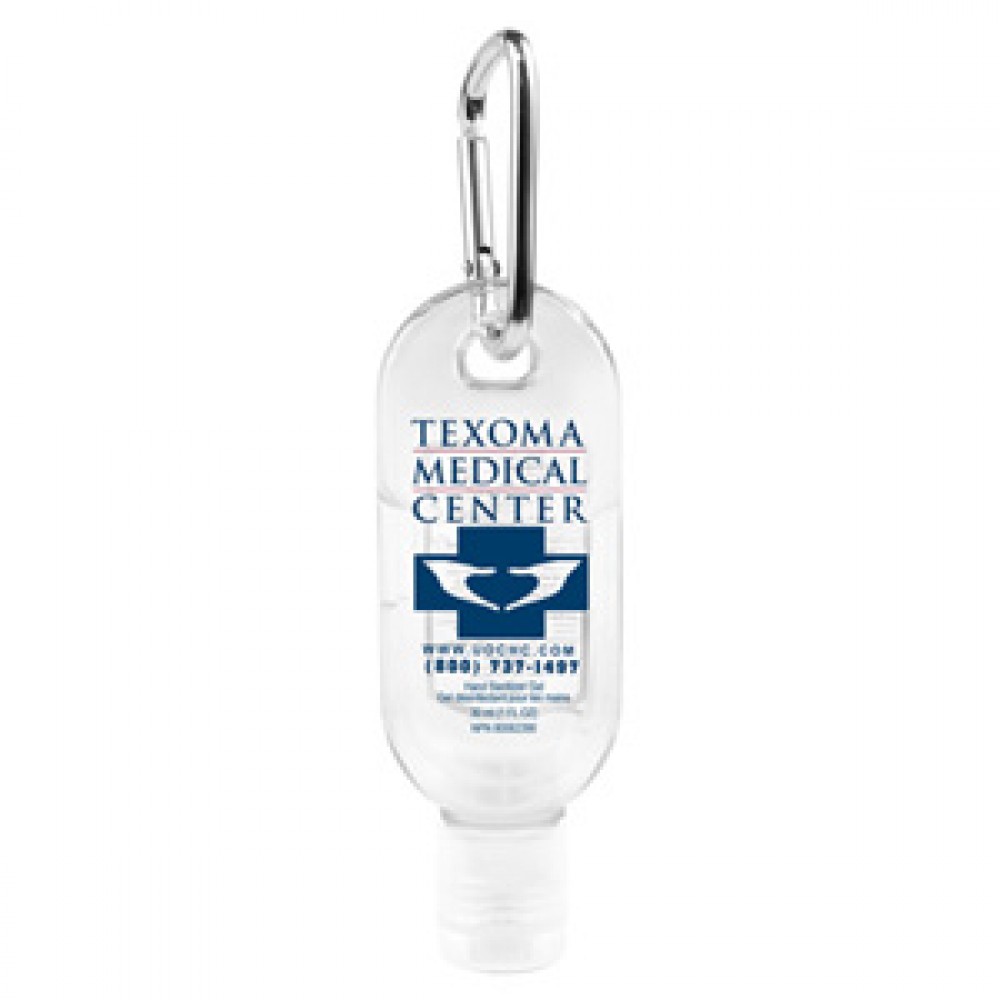 1 Oz. Hand Sanitizer Antibacterial Gel Flip-Top Bottle w/ Carabiner - Spot Direct 1 Oz. Hand Sanitizer Antibacterial Gel Flip-Top Bottle w/ Carabiner - Spot Direct