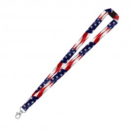  1/2" Safety Breakaway Full Color Lanyard
