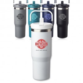  30 oz. Bronx Stainless Travel Mug with Carrying Handle