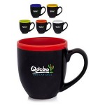 16 Oz. Halo Two Tone Bistro Mugs