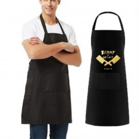 Butcher Apron w/ Front Pocket & Adjustable Neck Strap 27" x 34"   Butcher Apron w/ Front Pocket & Adjustable Neck Strap 27" x 34"