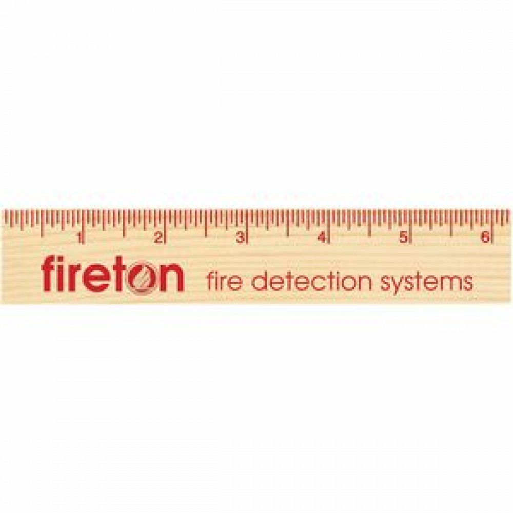 6" Natural Finish Ruler 6" Natural Finish Ruler