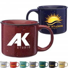 Classic Campfire Coffee Mug 13 Oz. Speckled Ceramic Mugs   Classic Campfire Coffee Mug 13 Oz. Speckled Ceramic Mugs