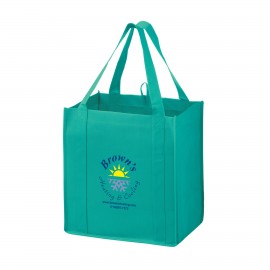 Heavy Duty Non-Woven Grocery Tote Bag w/ Insert (12"x8"x13")   Heavy Duty Non-Woven Grocery Tote Bag w/ Insert (12"x8"x13")