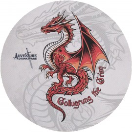  Pulpboard Coaster - Custom Premium Print - 4" Round Medium Weight 40 pt.